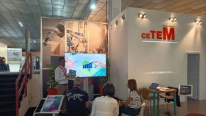 Diseminación de proyectos de I+D+i en parte baja del stand